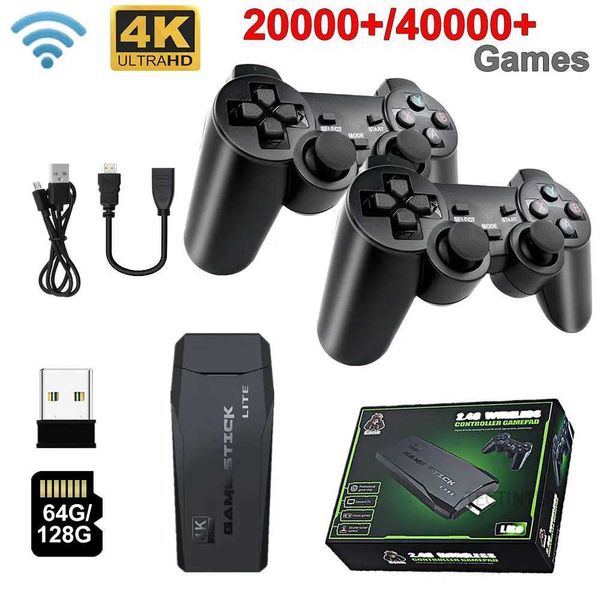 M8 4K video game console with built-in 20000 game wireless controllers Gamepad Retro handheld game console suitable for PS1 Dropsing Y241109