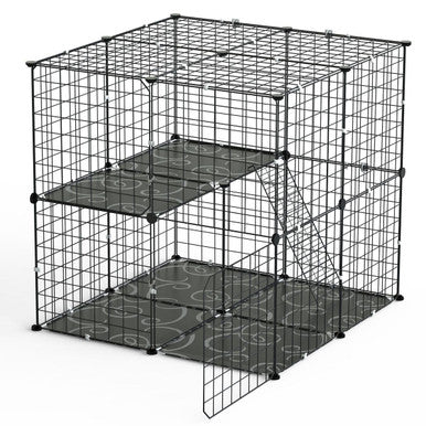 2-Tier Cat Kennel Cage