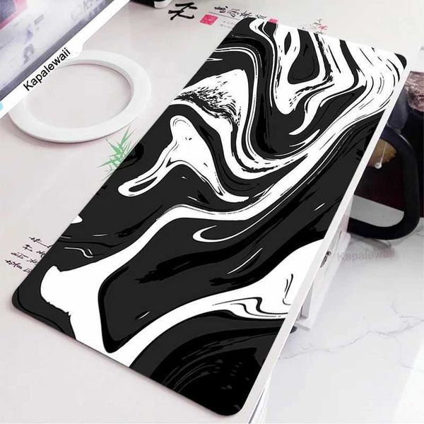 Mouse Pads Wrist Rests Strata Liquid 900x400 Mouse Pad Cputer Laptop Anime Keyboard Mouse Mat XXL Large Mousepad Keyboards Gamer Decoracion