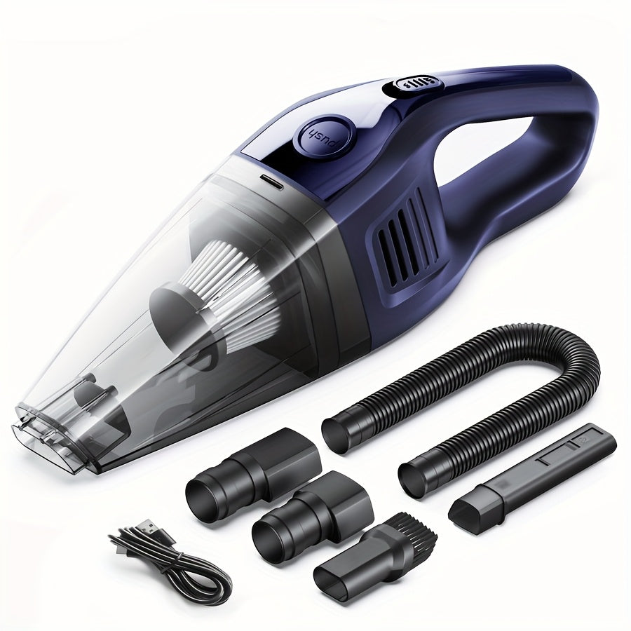 TEMU Handheld Vacuum Cleaner (rechargeable), Mini Car Handheld Vacuum Cleaner, Powerful Suction, Portable Handheld Vacuum Cleaner (rechargeable),