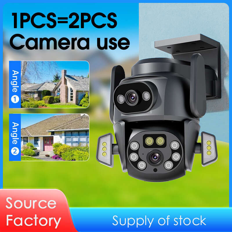 Private dual screen monitoring camera, mobile remote night vision, 3D positioning, intelligent WiFi home monitor