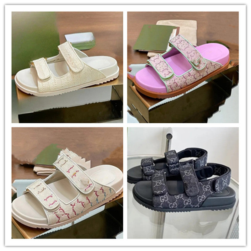 New designer sandals mens womens sandals designer slides Outdoor shoes designer shoes summer women men sandals slide shoes fashion