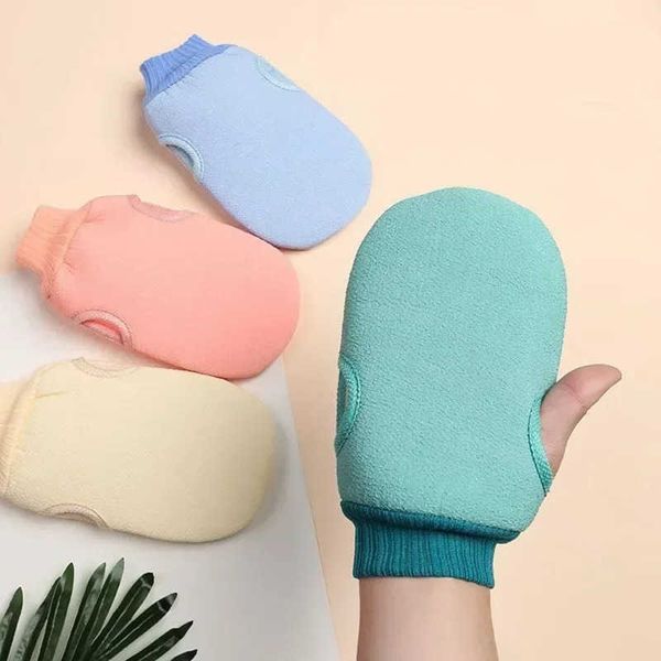 Bath Tools Accessories New Bath for Peeling Exfoliating Body Scrubber Glove Body Wash Mitt Rub Dead Skin Gloves for Shower Back Scrubber SPA