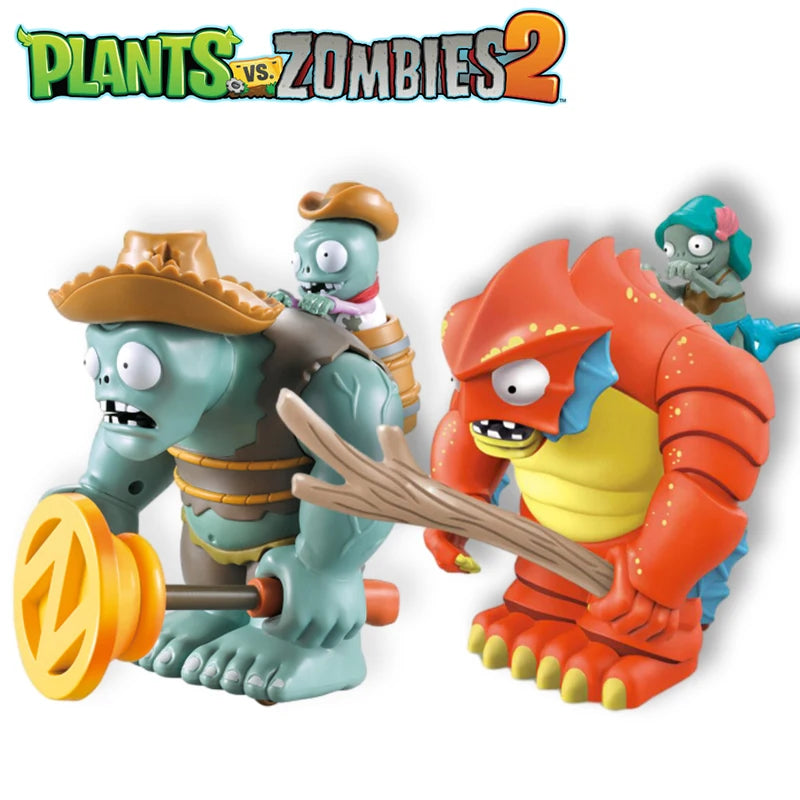 Plants vs Zombies 2 Deep Sea Giant Zombie Wild West Gargantuar Genuine Licensed Toy Figures Game Figures Model Kids Gifts Boys