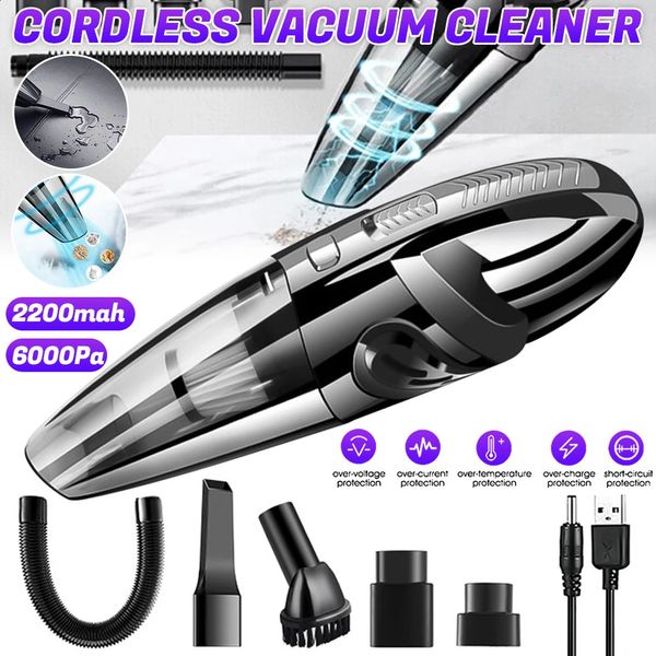 Wireless Handheld Vacuum Cleaner USB Charging Car Portable Wet Dry strong Suction Cordless 12000pa 250107