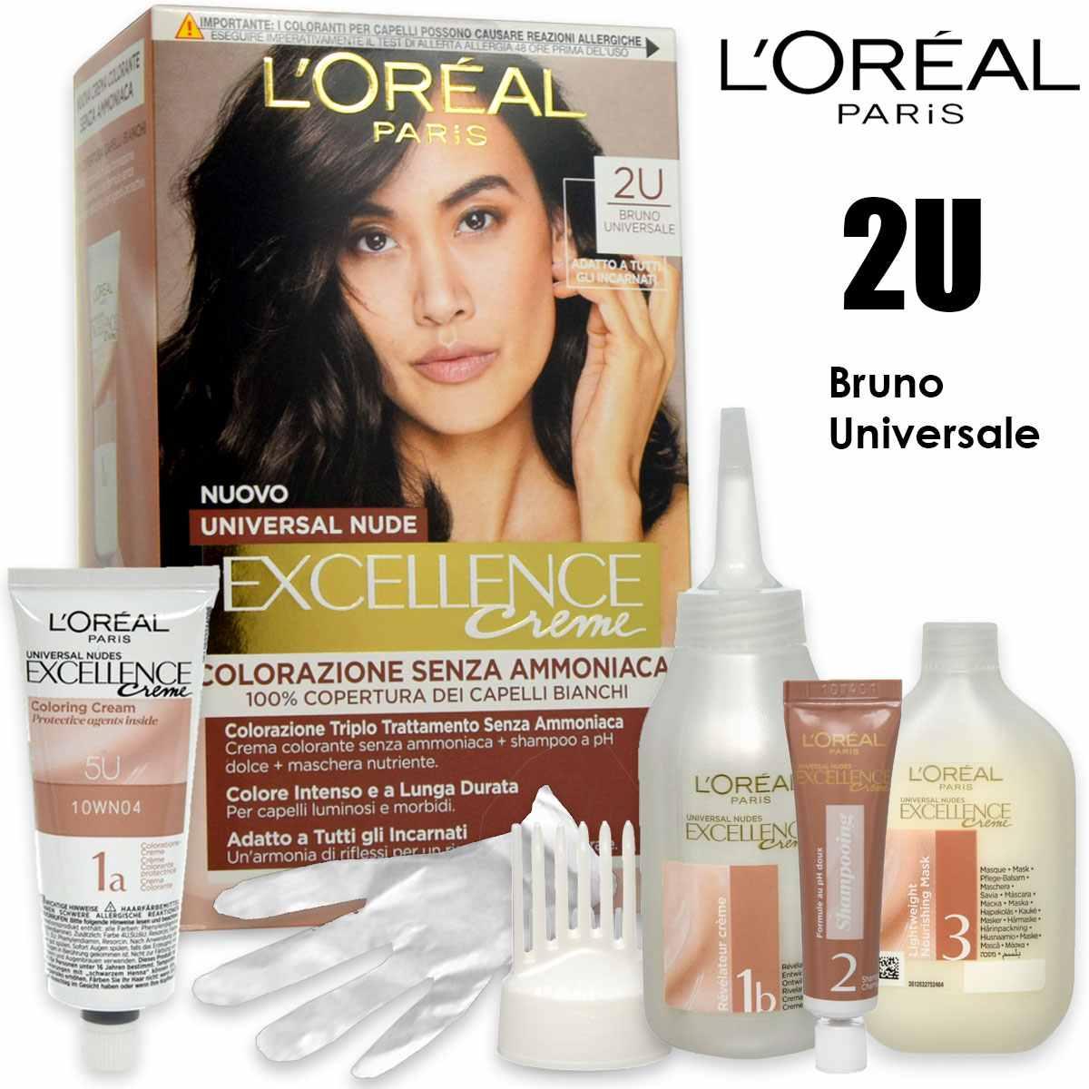 L'oreal triple treatment farve fremragende nøgenbrun