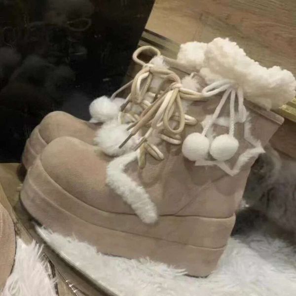 Littleton Shoes Women 2025 Lace de alta qualidade de renda feminina de inverno do dedo do pé
