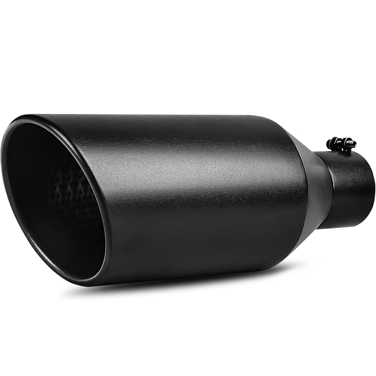 YITAMOTOR Universal 3 Inch Inlet Exhaust Tip, 3" Inlet 6" Outlet 15" Overall Length Polished Surface Stainless Steel Professional Exhaust Tip