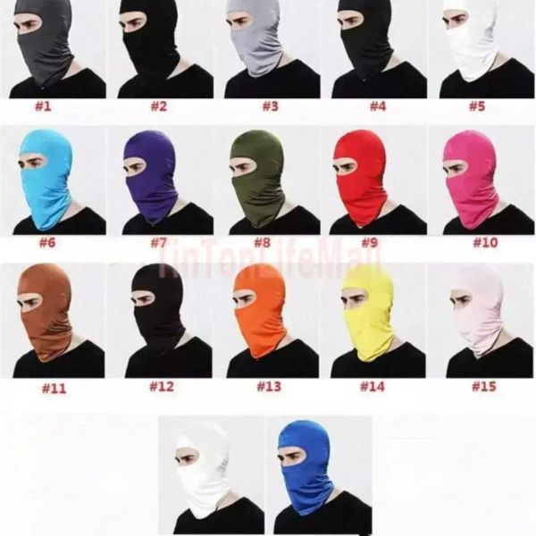 CAR-partment Ski Snowboard Wind Cap Outdoor Balaclavas Sports Neck Face Mask Police Cycling Balaclavas Motorcycle Face Masks 17 colorsLL