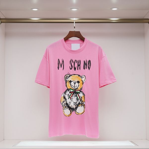 Fashionable men t shirt designer shirt men&#039;s shirt T shirts pure cotton round neck casual short sleeved cotton clothing cartoon fashion