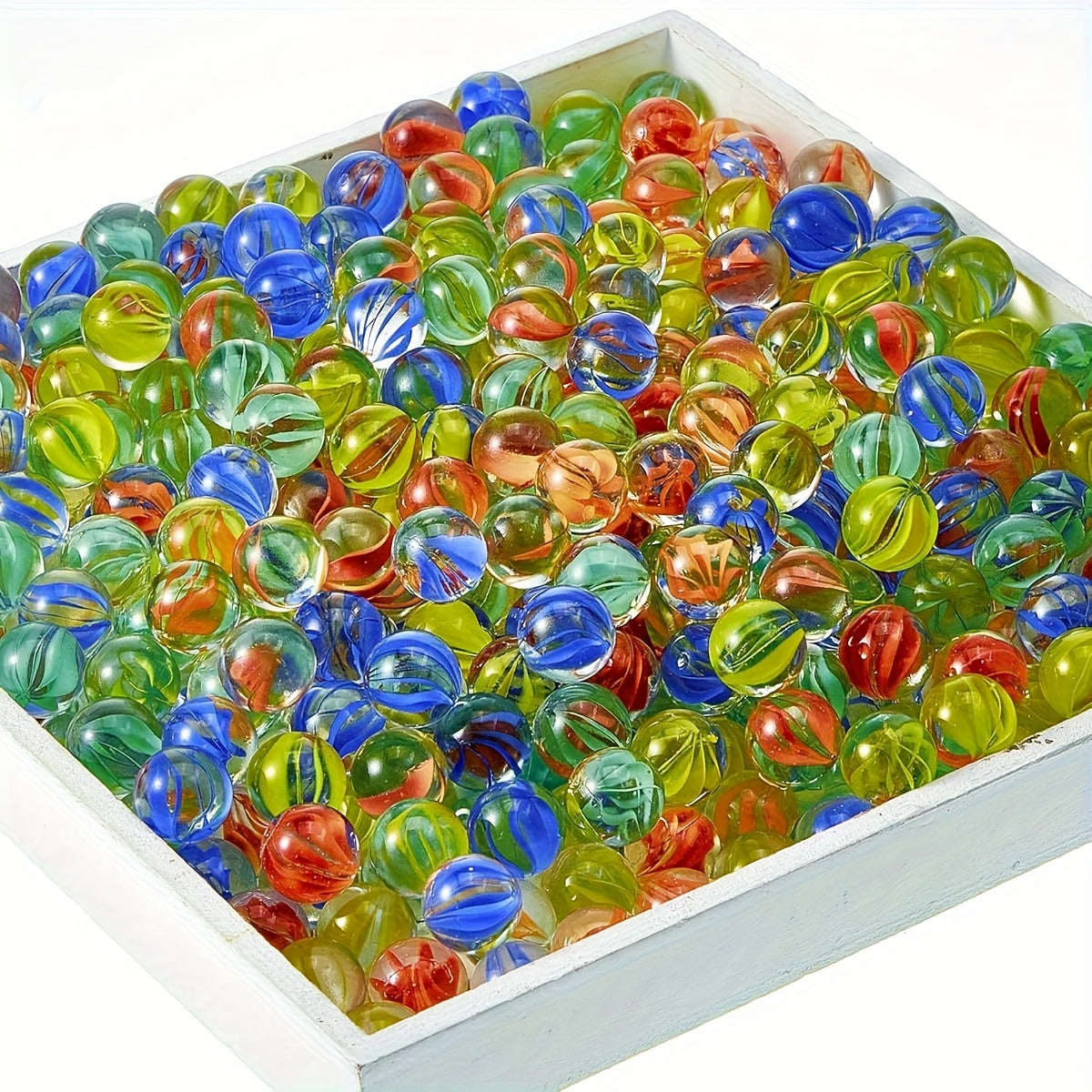 TEMU 300-100 Or 30 Solid Eye Marbles - 0.55 Inch Bright Mixed Colors Suitable For , D Handicrafts, Checkers, Home Decoration And Games, Cat Eye