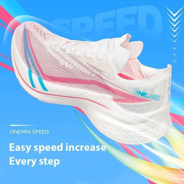 ONEMIX 2025 New Carbon Plate Marathon Running Shoe Pro Tests Stable Support For Shock-absorbing Ultralight Bounce SneakersC250206