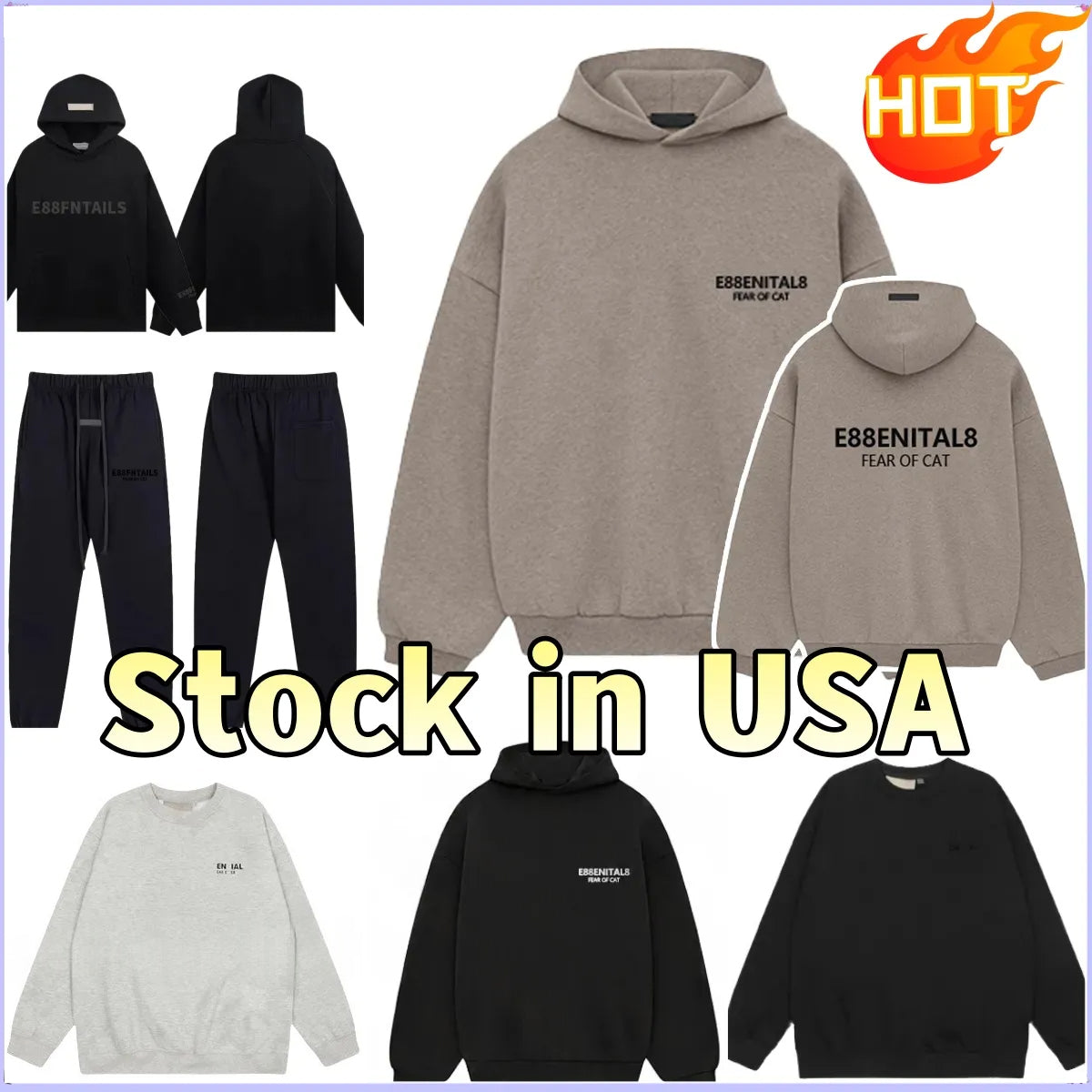 High Quality Hoodie Designer Hoodies Essential for Tracksuit Pullover and Womens Casual Loose Coat Hoody