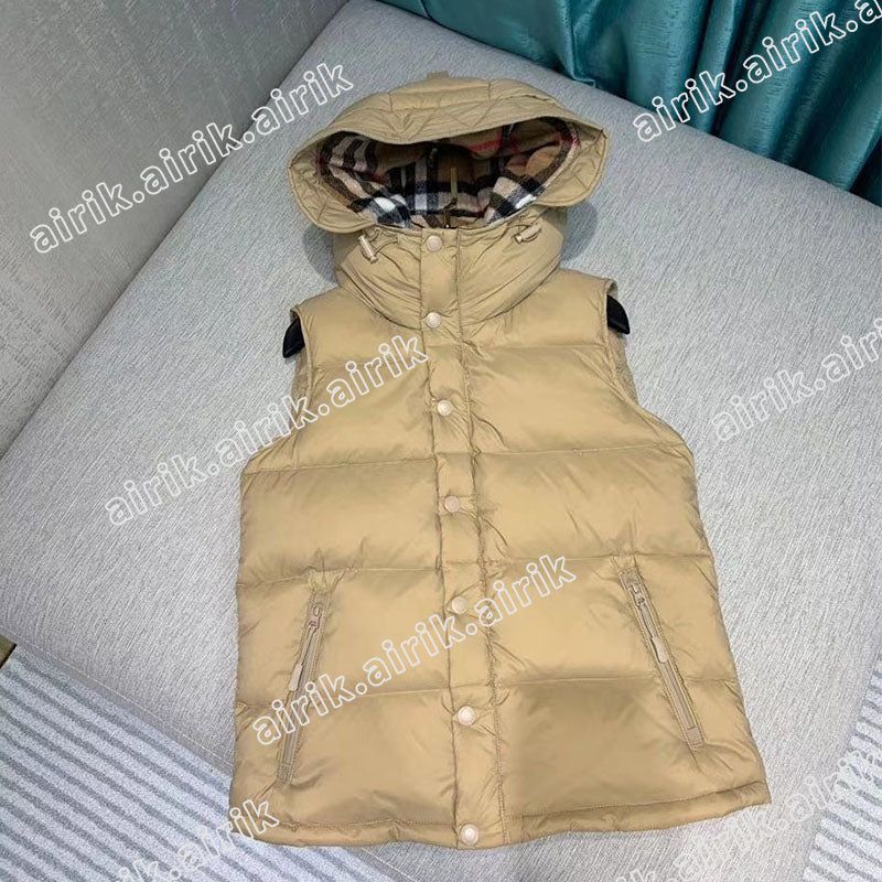 Designer P Home Men&#039;s Vests Red Label Letters Premium Stand Collar Sleeveless White Duck Down Jacket Complete Labels Top Quality Factory