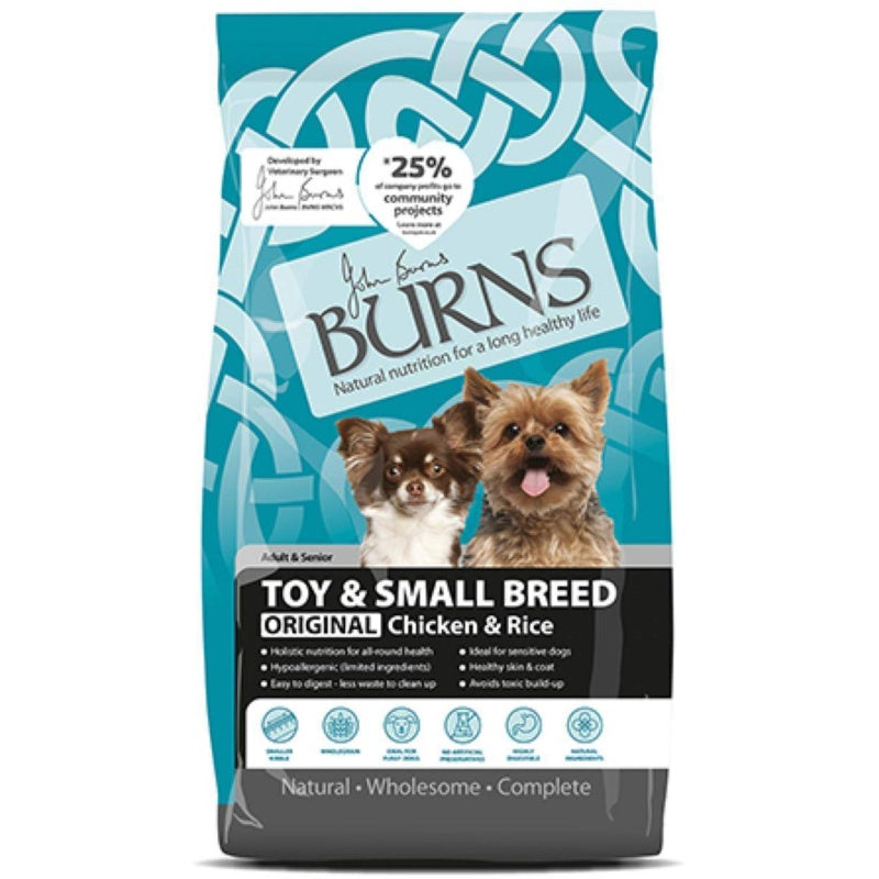 Burns Adult Small-Toy Breed Dog Food - 2kg