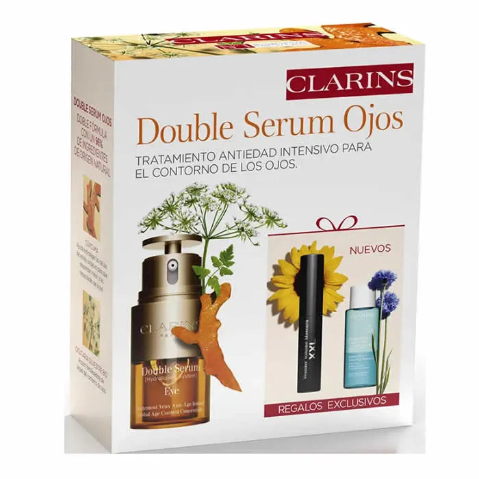 Clarins Dobbelt øyeserum, 20 ml sett, 3 stk.