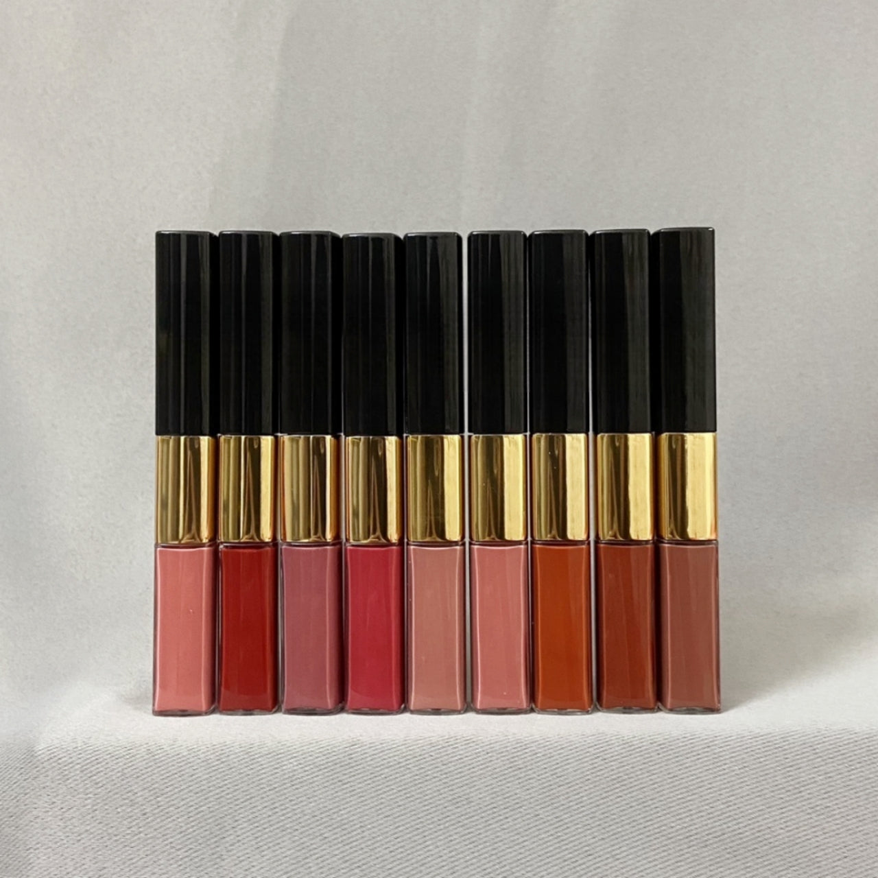 9 colours Makeup lip gloss 4.5ml+3.5ml Brand Lipstick Le rouge duo ultra tenue Long Lasting High quality