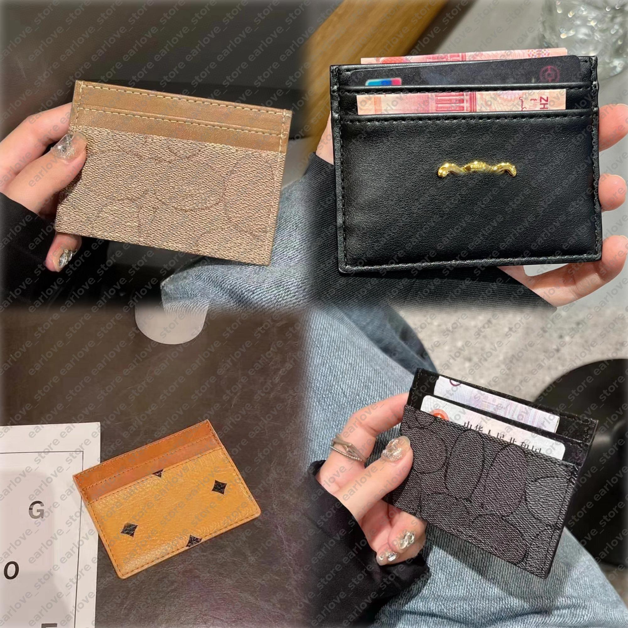Designer Wallet Keychain Money Clip Pu Leather Card Holder Man And Women Coin Purse Luxury Wallets Mini Purses Cardholders