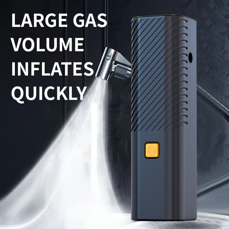 TEMU Air Pump For Car Tires, Tire Inflator Portable Air Compressor, Tire Air Pump For Car, Suitable For Bicycle Tires, Motorcycle Tires, And Types Of