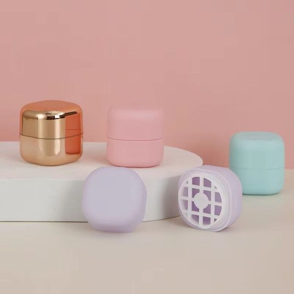200 Sets 7g Empty Lip Balm Square Containers Tubes Refillable Chapstick for Make Natural DIY Lip Balm Lip Care 0.25 oz