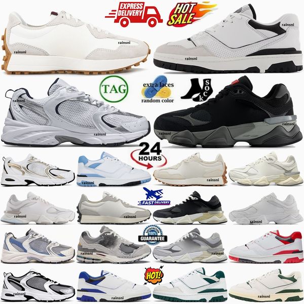 New 9060 530 550 Black Castlerock Grey Women Men Running Shoes Rain White Silver Navy Mushroom Timberwolf Sea Salt Green Red Burgundy Moonbe