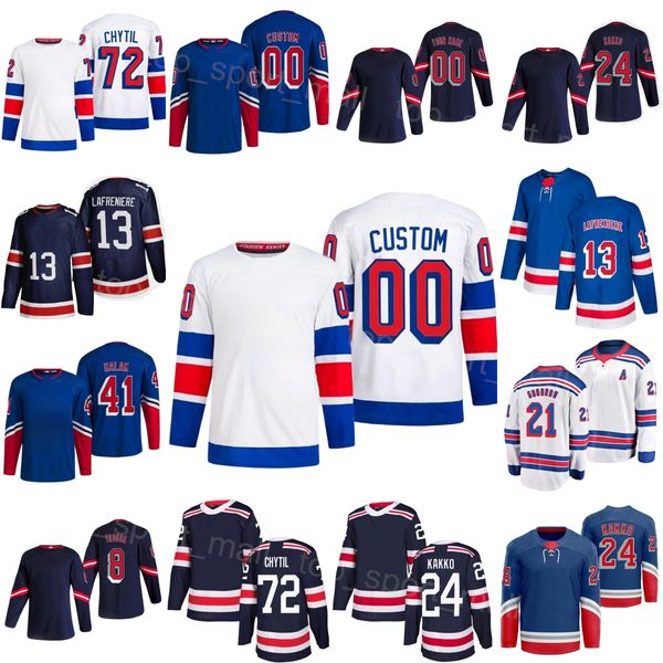 Hockey 10 Artemi Panarin Jerseys 93 Mika Zibanejad 31 Igor Shesterkin 16 Vincent Trocheck 20 Chris Kreider 13 Alexis Lafreniere 96 Jack Rosl