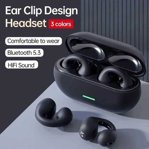 Telefones celulares fones de ouvido sem fio Bluetooth Earlesphones Outdoor Sports Ear Earphones