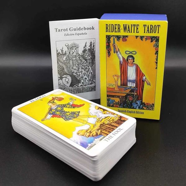Espa ol Rider Tarot Cards in Spanish Version Board Game Diving Deck for Beginners with Guide Book Oracle Cards Guidebook W241114