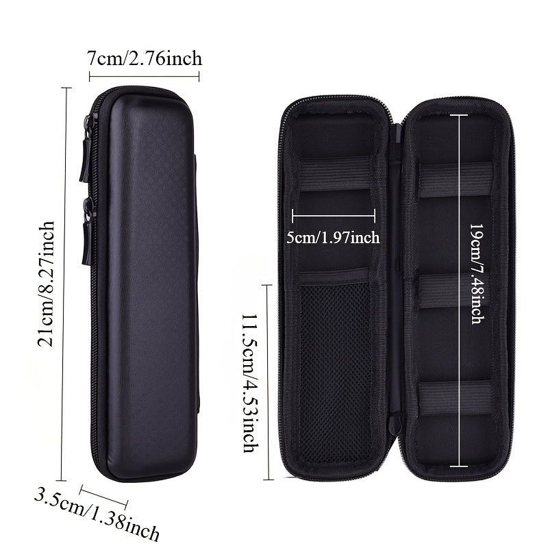 TEMU 1pc Portable Travel Case For Electric Toothbrushes & Makeup Brushes - Durable, Mesh Organizer, Dirty-resistant, Storage