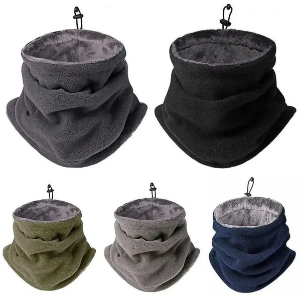 Winter MotorcycleWarm Mask Men Women Fleece Neck Outdoor Warmer Windproof Scarf Camping Hiking Balaclava Cycling Face MaskXJ241122