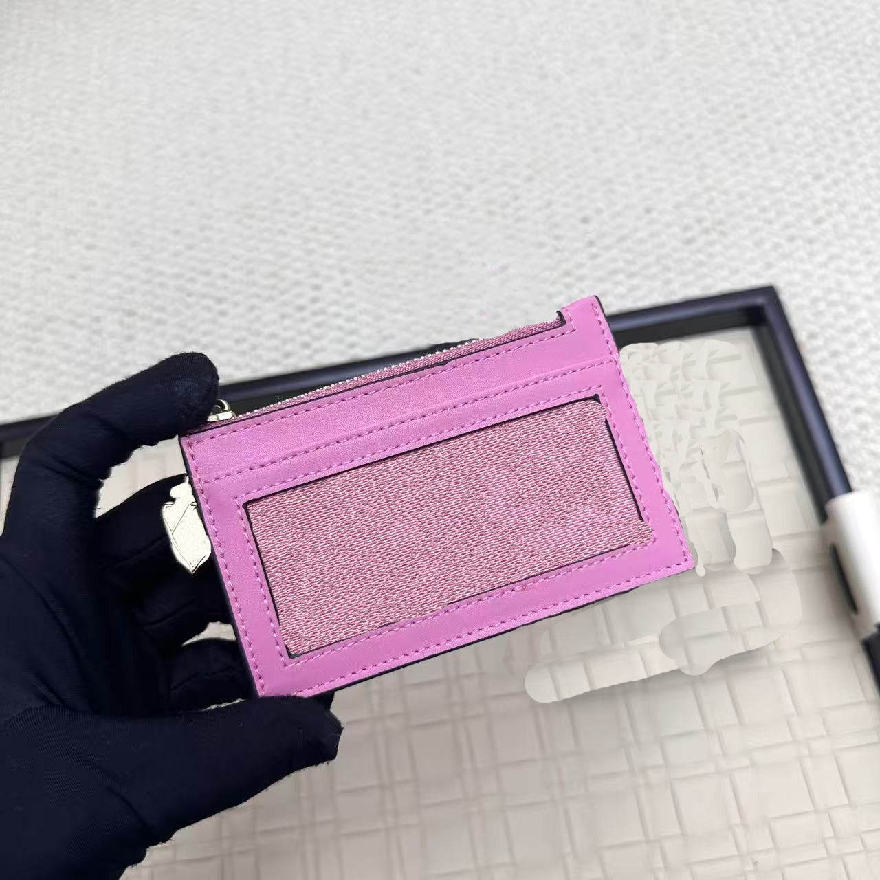 high-quality luxury designer mini card bag high-end card holder wallet classic credit card coin purse with box dustproof bag