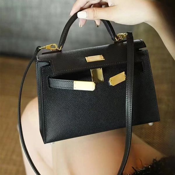 Mini 19CM Totes Second Generation Full Handmade Customizable Bag Designer Handbag Genuine Leather Women 12A Top Mirror Quality Tote Bag Cros