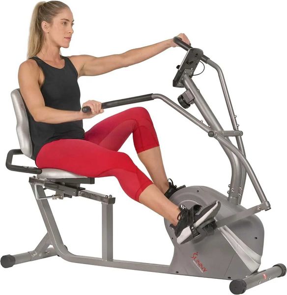 Bicicletas Bicicleta Recumbente Magnetic com Fitness Health WMáquina de Exercício Estacionário de Seat de Almofada Ajustável para AdultoSê