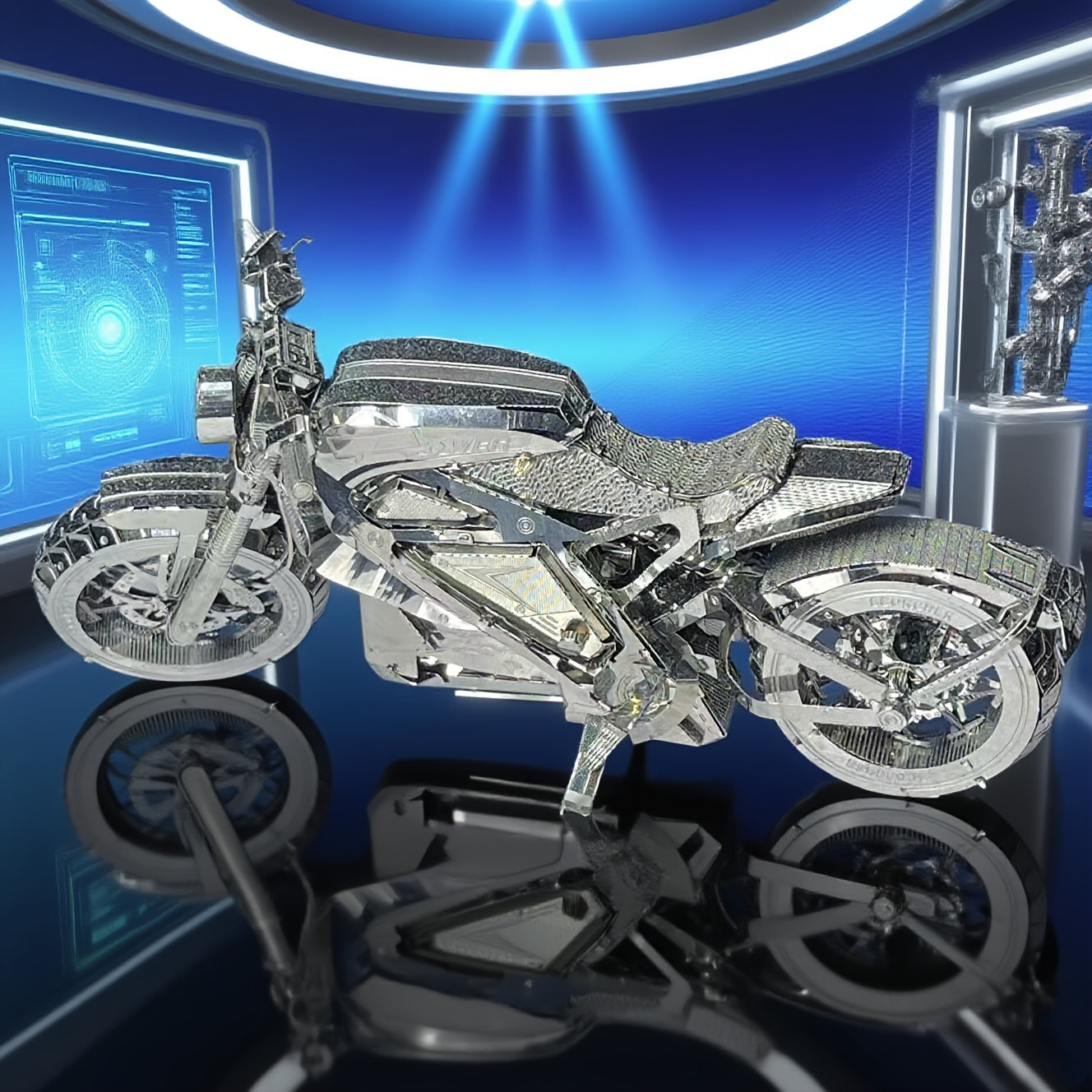 TEMU Metal Diy Handmade Educational Toys 3d Metal Jigsaw Puzzle Adult Stereo Model Assembly Creative Educational Toys Motorcycle