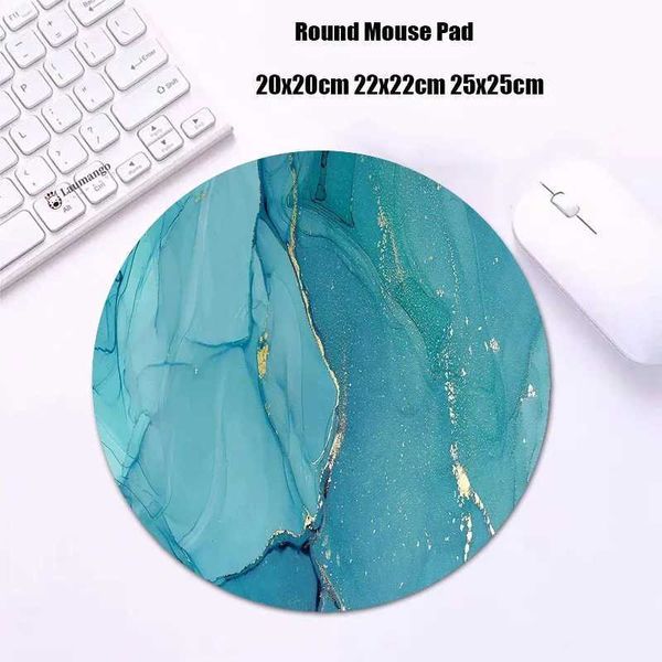 Round Marble Mouse Pad Gabinete Gamer PC Gaming Accessories Keyboard Carpet Varmilo Small 20x20 Desk Mat Anime Mousepad Y240821