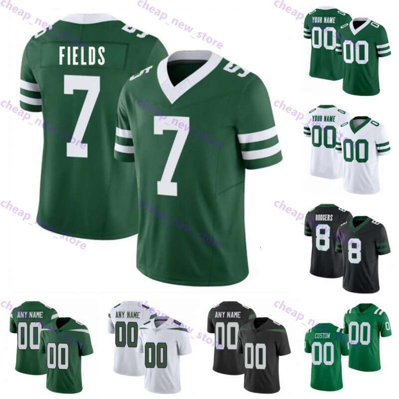 Justin Fields Aaron Rodgers Davante Adams Football Jersey Ahmad Sauce Breece Hall Quinnen Williams Joe Klecko Mosley Jermaine Johnson II Braelon All