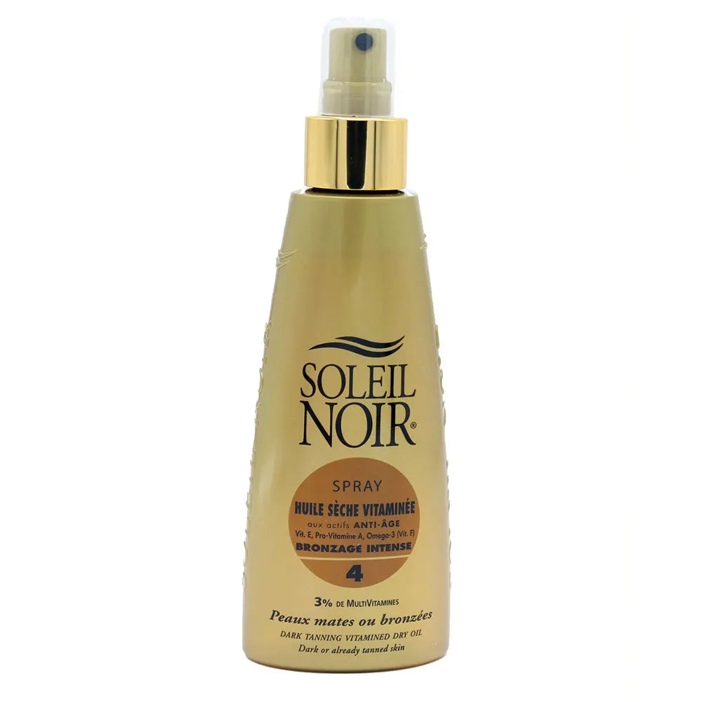 Soleil Noir N°13 Huile Sèche Vitaminée pour un bronzage intense Spf4 150 ml