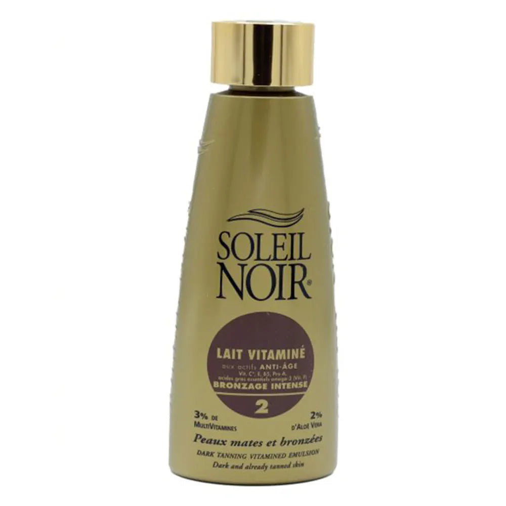 Soleil Noir N°50 Lait Vitaminé Bronzage Intense Spf2 150 ml