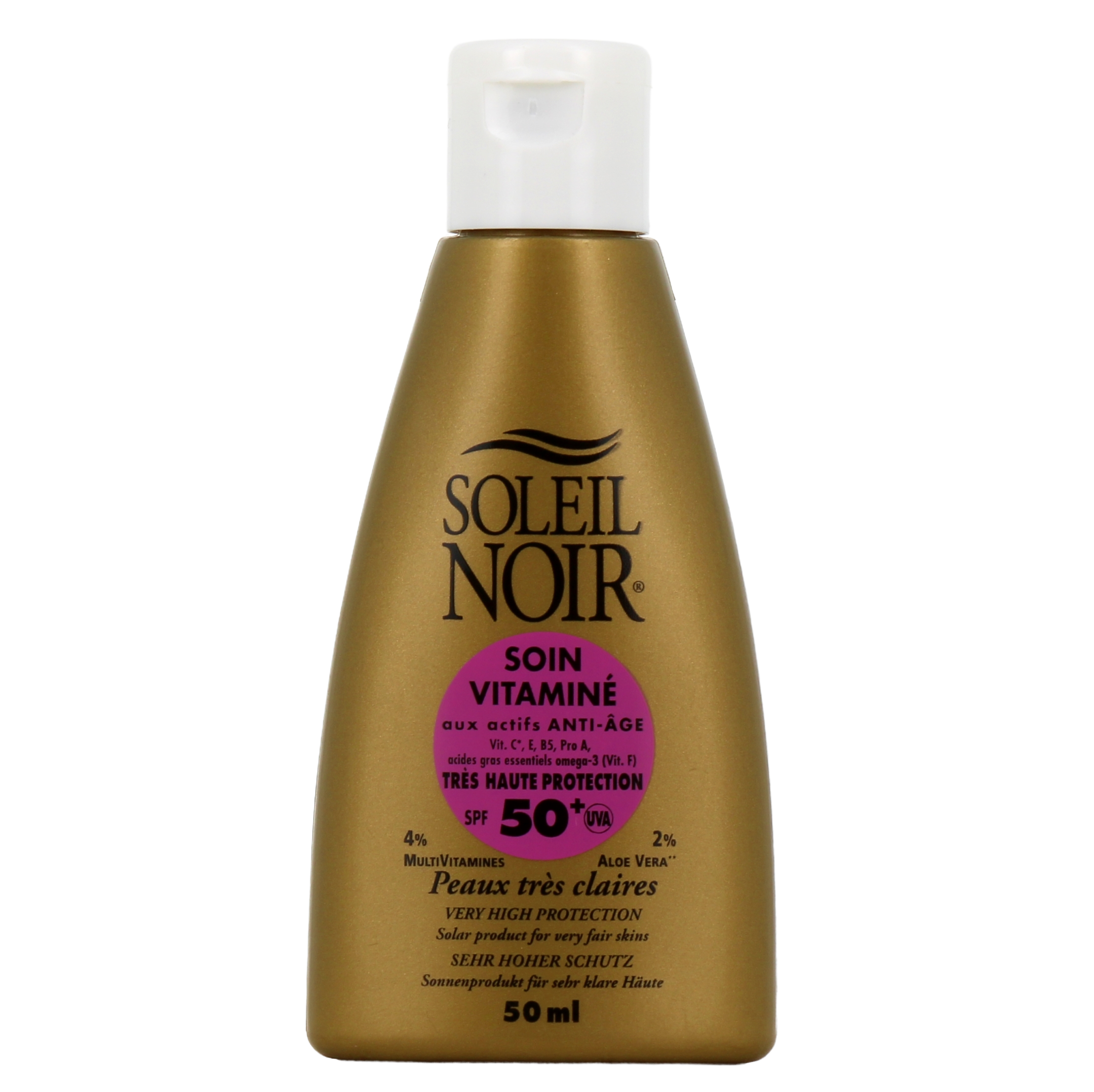 Soleil Noir N°59 Vitaminbehandling med meget høj beskyttelse Spf50+ 50ml