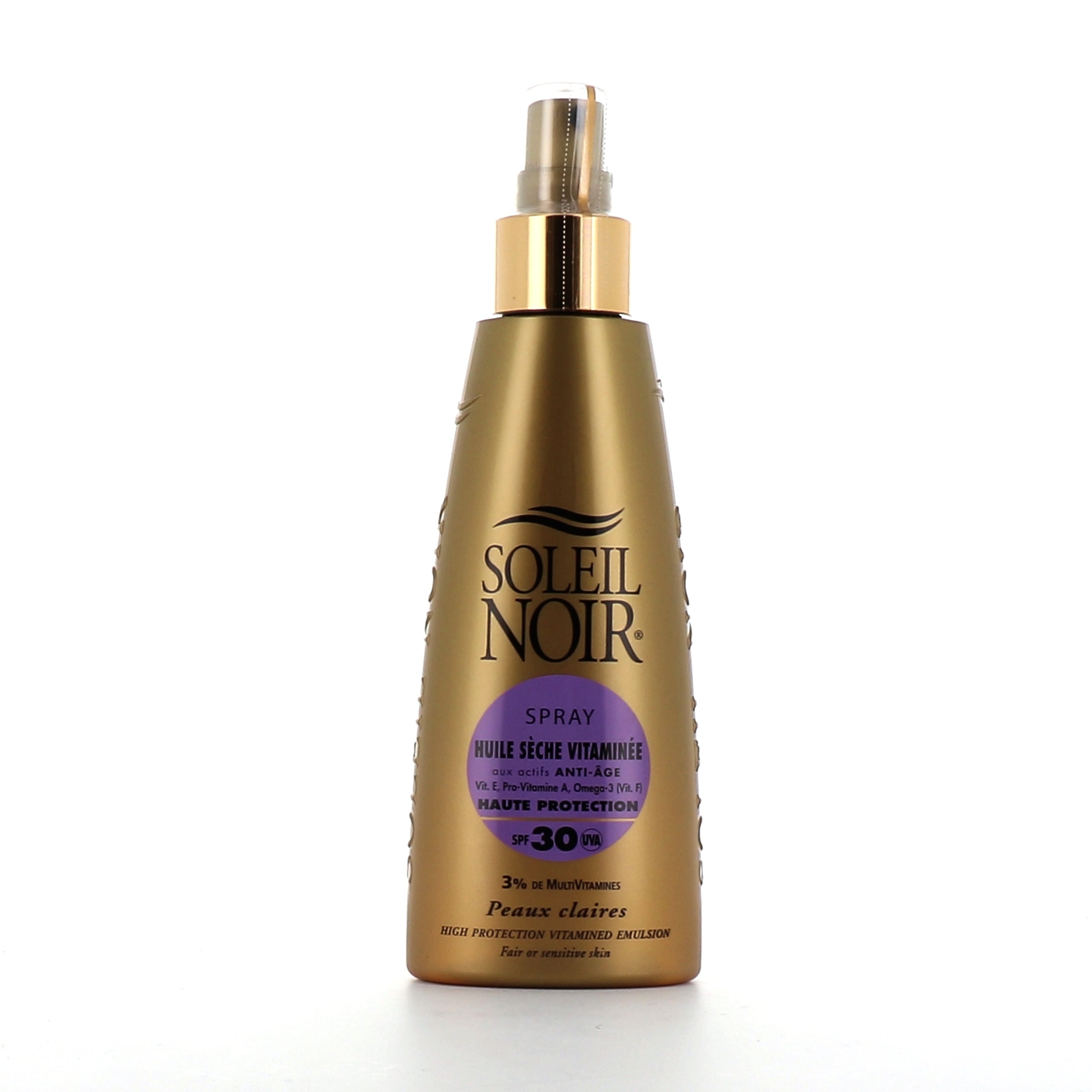 Soleil Noir N°63 Huile Sèche Vitaminée Spray Spf30 150 ml