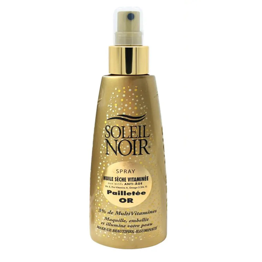 Soleil Noir Glitter Gold Vitamin Dry Oil Spray 150ml