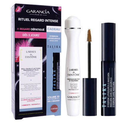 Garancia Ghost Tears and Liposourcils Mascara Set Talika Chestnut 15ml