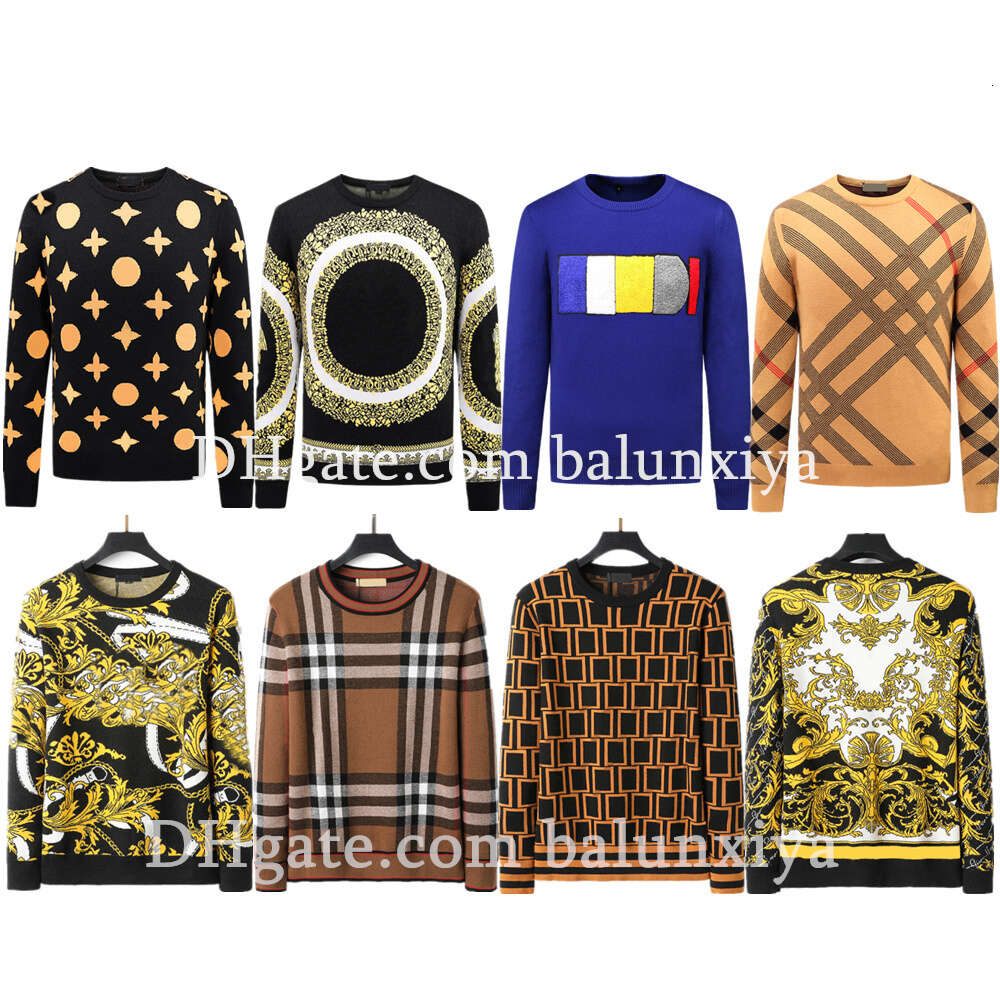 Mens Sweaters Designer Sweatshirts Knitting Round neck Stylist trendy clothing woollen sweater Autumn winter Sweatshirt pullover Sweater top Asian s