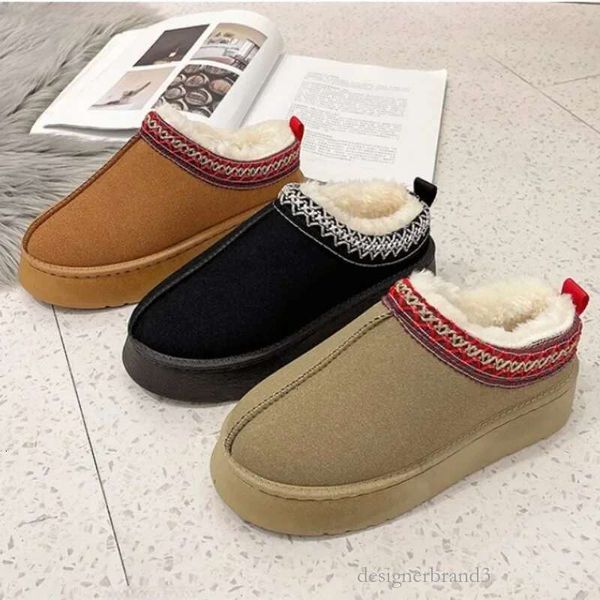 Ankle Flats Platform Snow Suede Plush Warm Casual Winter New Thick Goth Fashion Shoes Women Boots trsju nfg