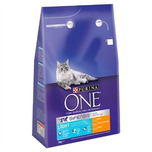 Purina One Light Adult Dry Cat Food Chicken and Wheat - 2.8kg