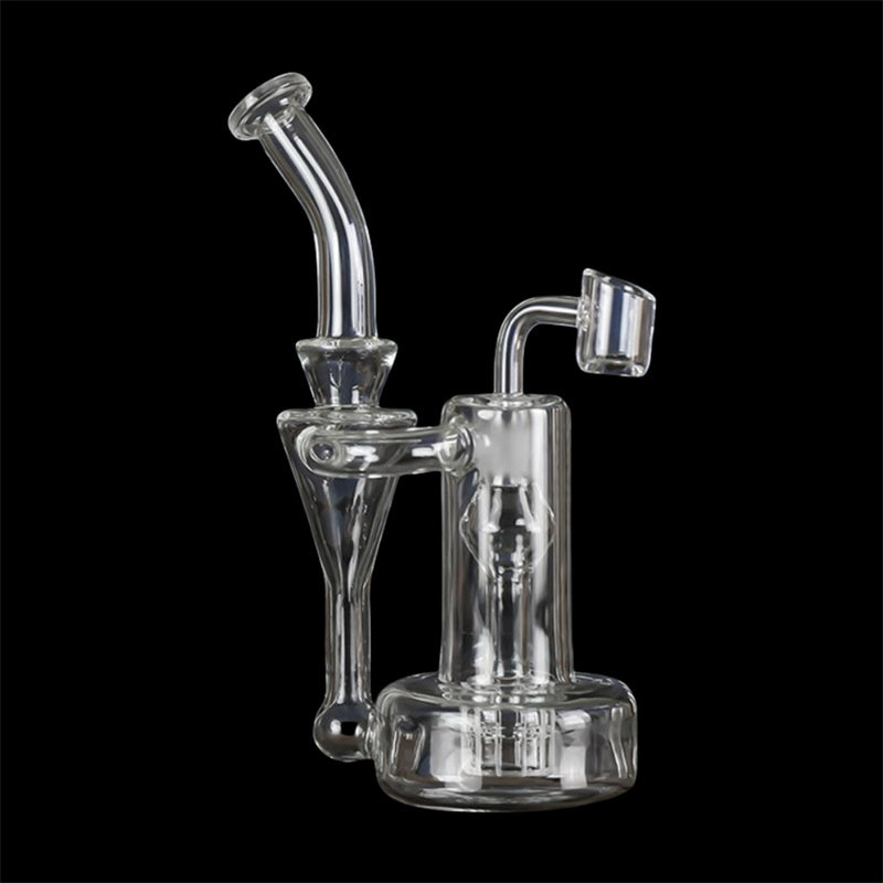 Recycling Glass Water Smoke Glass Drilling Machine Birdcage Filter Drilling Machine 7.8-inch 14mm Joint