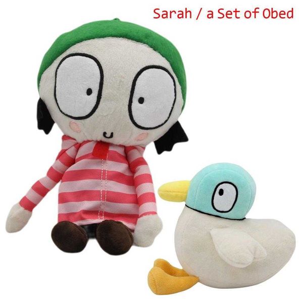 Plush Dolls BBC Childrens English Animation Sarah and Duck Plush Doll Sarah and Duck Doll Toy