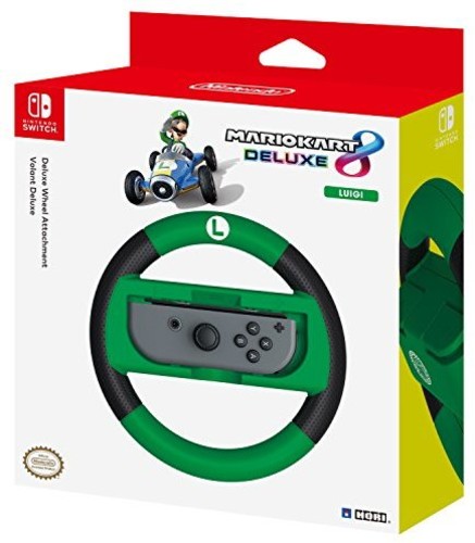 Hori Mario Kart 8 Deluxe - Luigi Racing Wheel - Controller forNintendo Switch