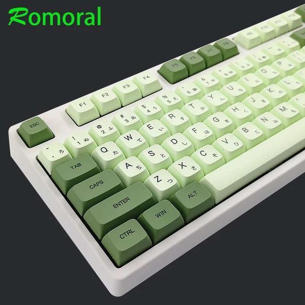 PBT Keycaps 123Keys XDA Profile Personalized Korean English Russian KeyCap For Cherry MX 104-87-61 nical Keyboard