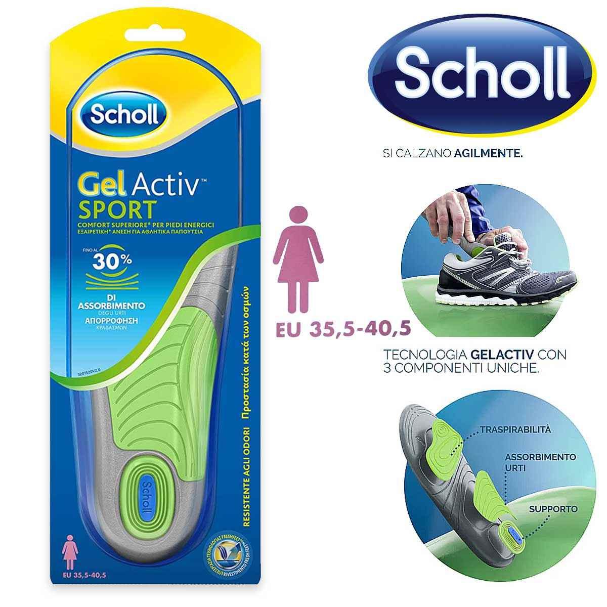 Scholl plantilla deportiva directa mujer